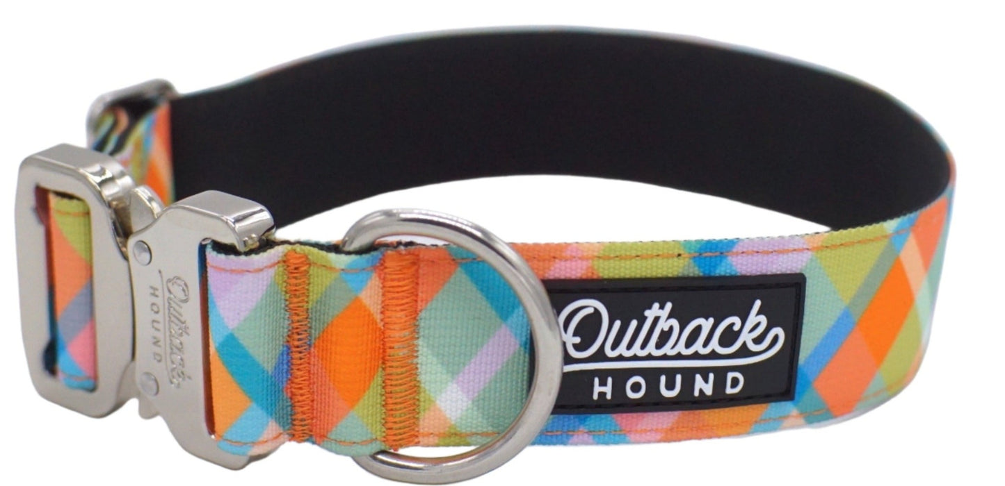Summer Plaid Collar