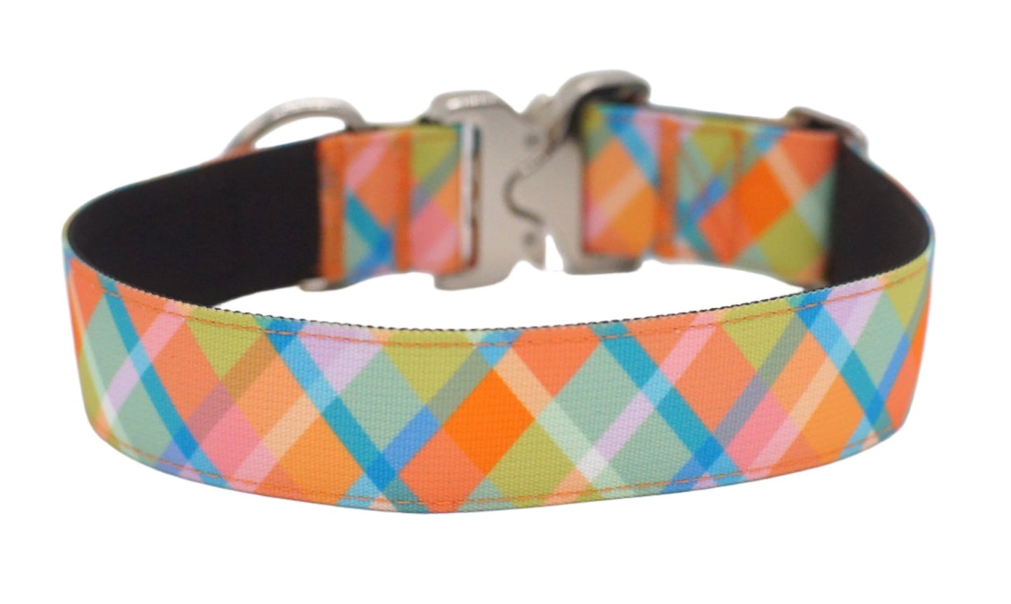 Summer Plaid Collar