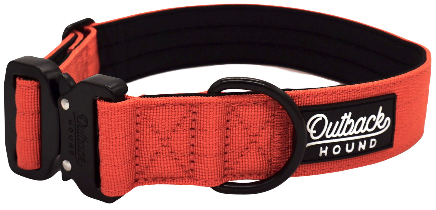 Burnt Orange Premium Collar - Outback Hound