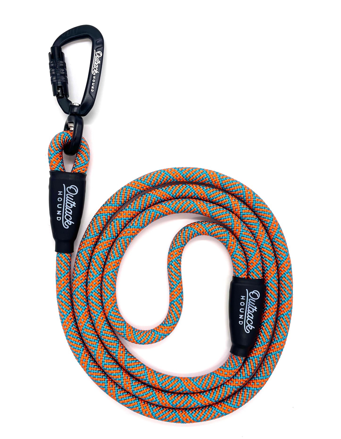 Swivel All-Terrain Dog Leash - Orange - Outback Hound