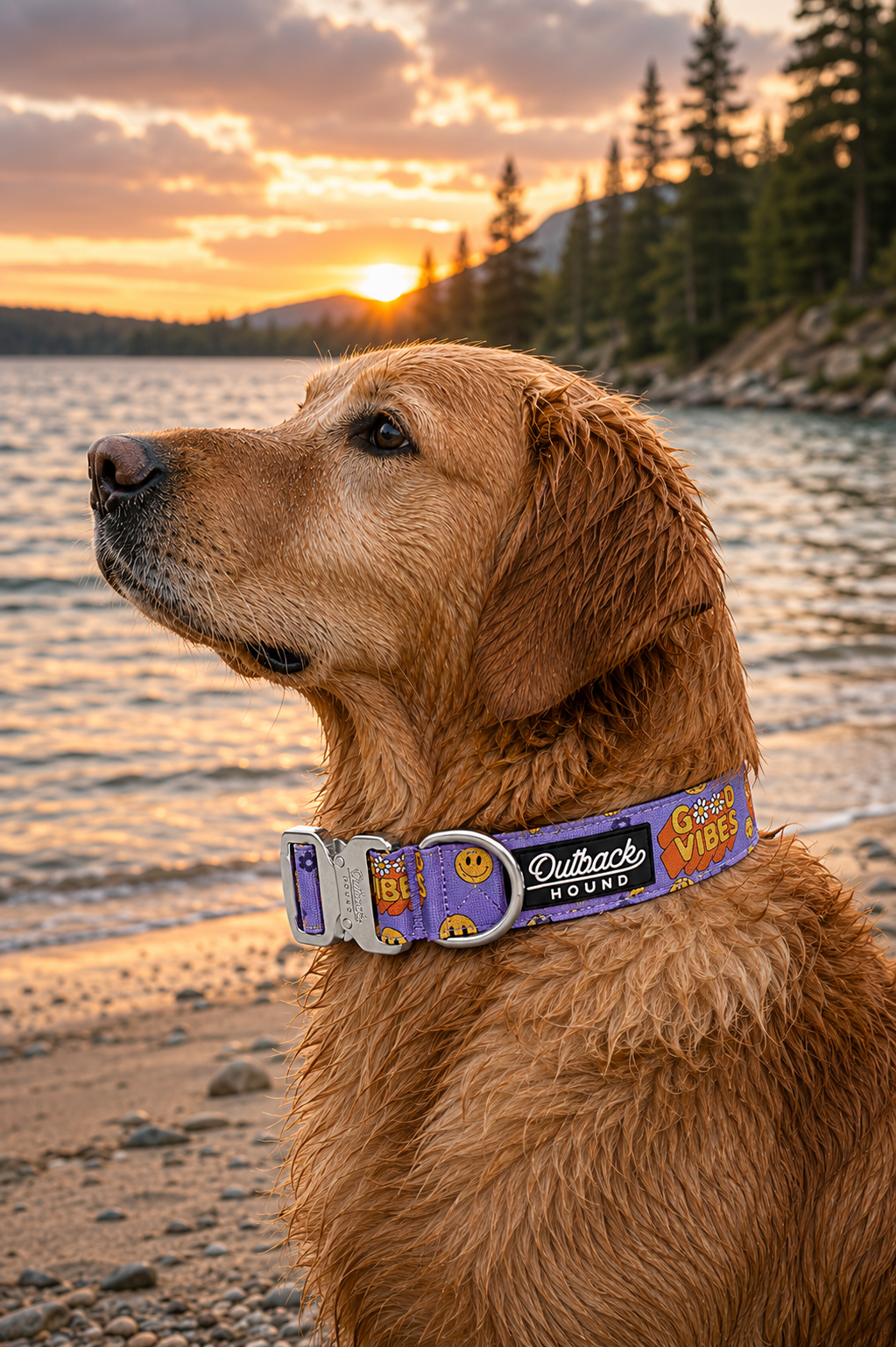 Retro Good Vibes Collar