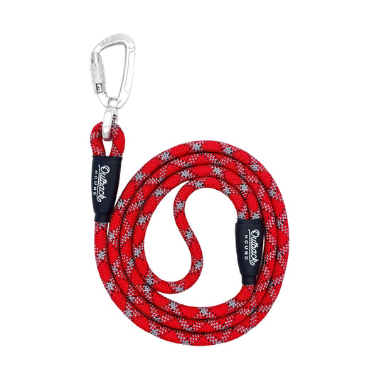 Swivel All-Terrain Dog Leash - Red