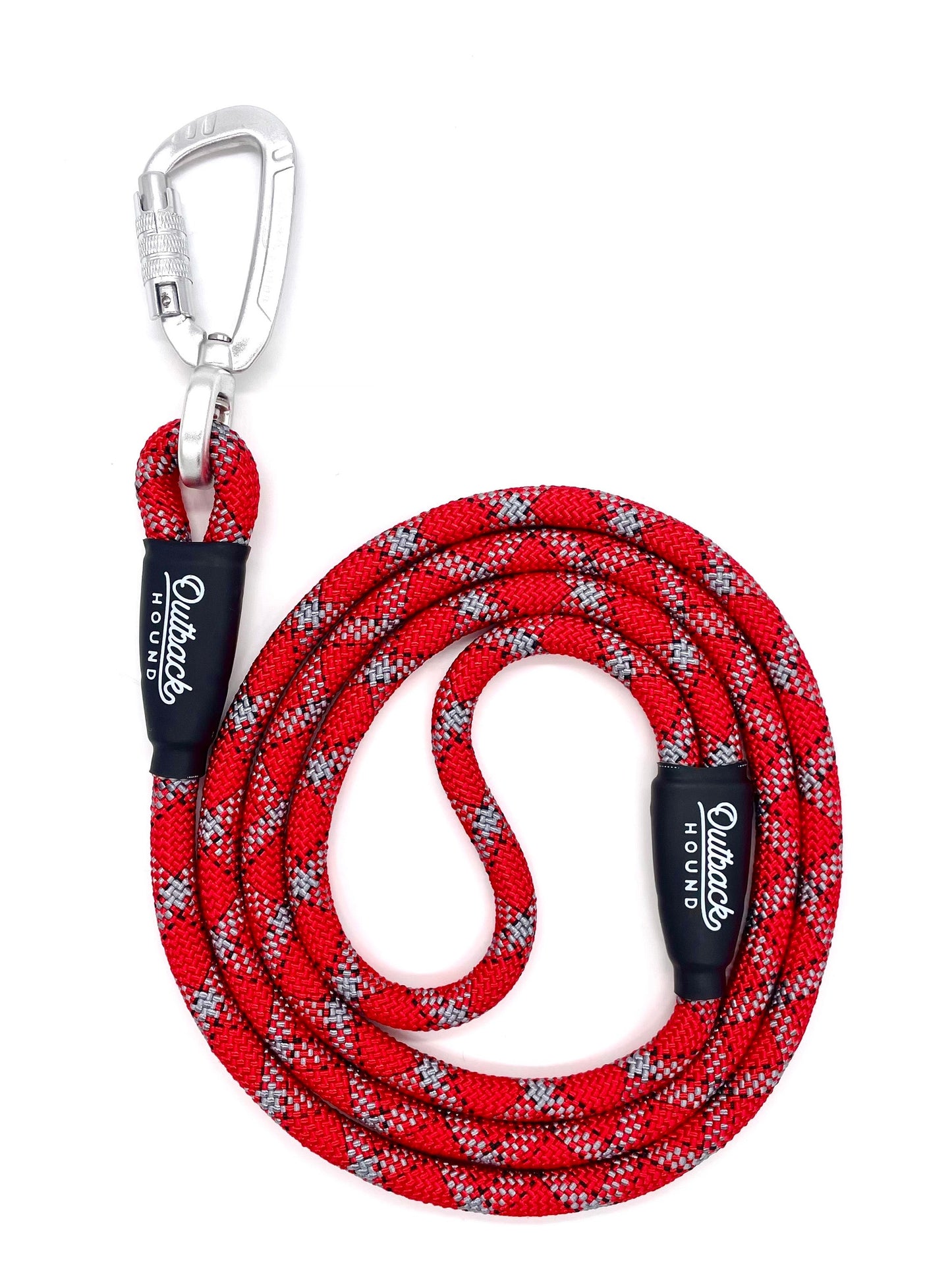 Swivel All-Terrain Dog Leash - Red