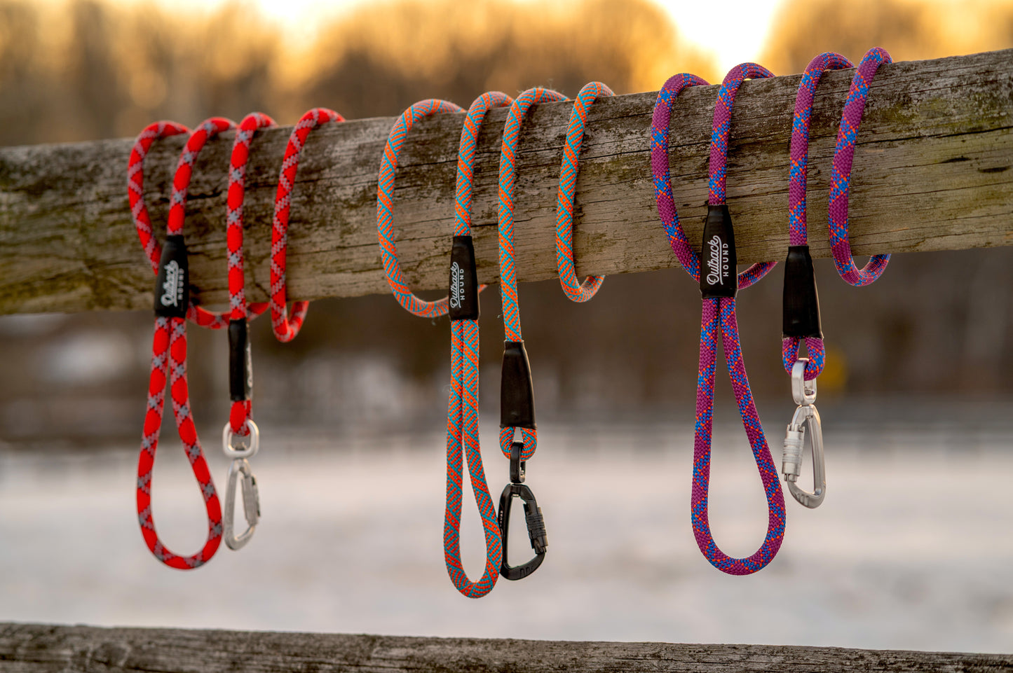 Swivel All-Terrain Dog Leash - Red
