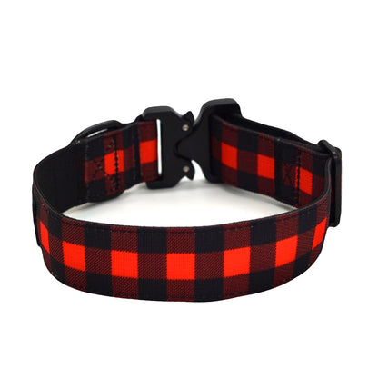 Classic Plaid Dog Collar - Outback Hound