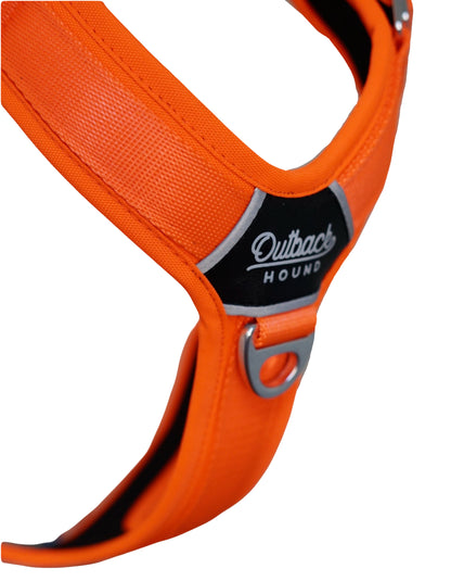 Hunter Orange - Ultra Lite Comfort Harness - Outback Hound