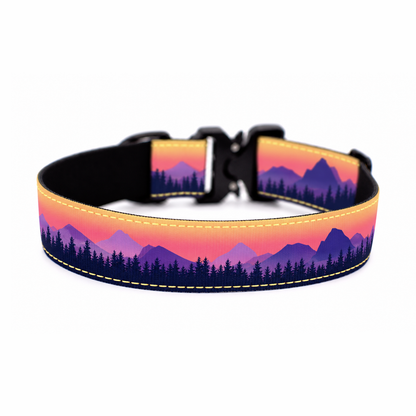Mountain Sunrise Dog Collar