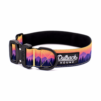 Mountain Sunrise Dog Collar