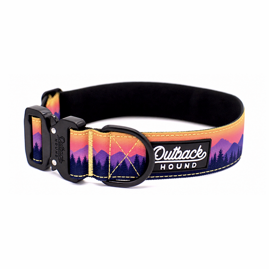 Mountain Sunrise Dog Collar