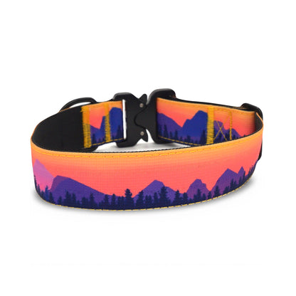 Mountain Sunrise Dog Collar