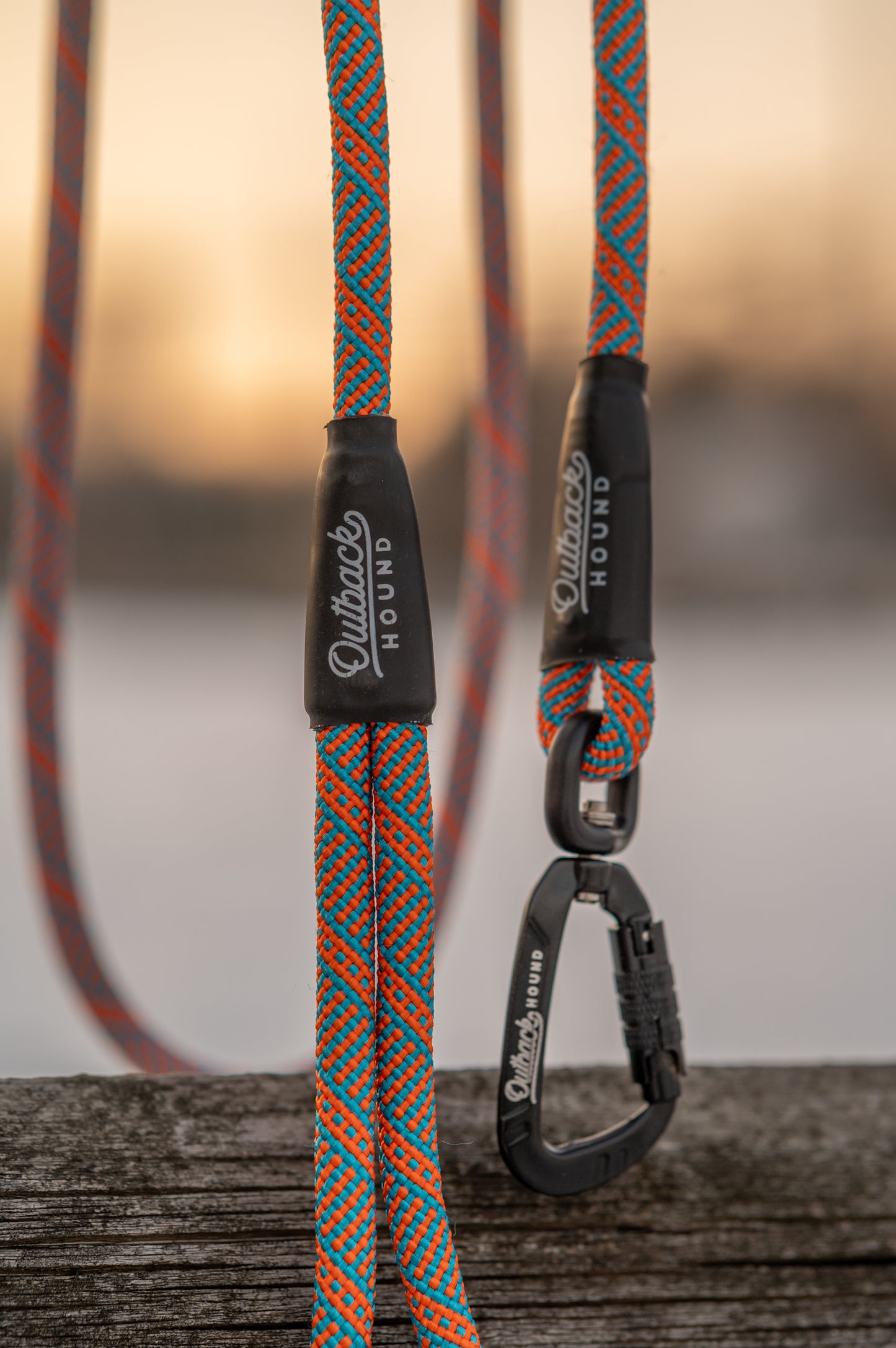 Swivel All-Terrain Dog Leash - Orange