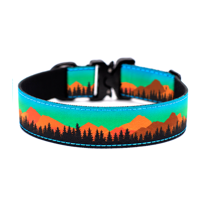 Mountain Sunset Dog Collar