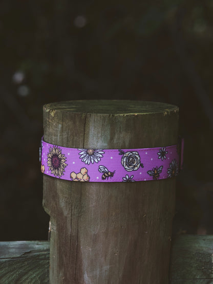 Bees Knees Purple Collar - Outback Hound