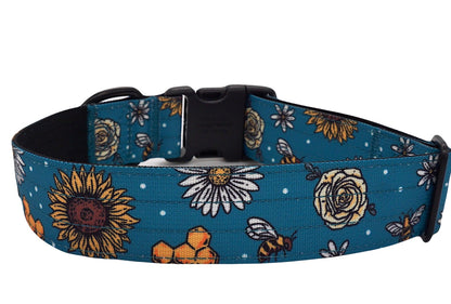 Bees Knees Teal Collar - Outback Hound